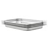 vidaXL Gastron&aacute;doby 4 ks GN 1/1 40 mm nerezov&aacute; ocel