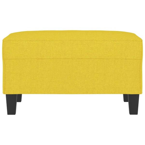 vidaXL Podnožka světle žlut&aacute; 70 x 55 x 41 cm textil