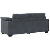 vidaXL Loveseat Sofa Tmavě &scaron;ed&aacute; 180x77x82 cm samet