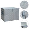 vidaXL Hlin&iacute;kov&yacute; box 610 x 430 x 455 mm stř&iacute;brn&yacute;