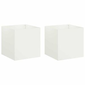 vidaXL Zahradn&iacute; pěstebn&iacute;k 2 ks B&iacute;l&aacute; 25 x 25 x 25 cm