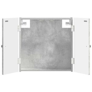 vidaXL Skř&iacute;ň na terče EDE Betonově &scaron;ed&aacute; 52,5 x 10,5 x 53,5 cm