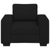 vidaXL Rozkládací křeslo černé 60 cm látka
