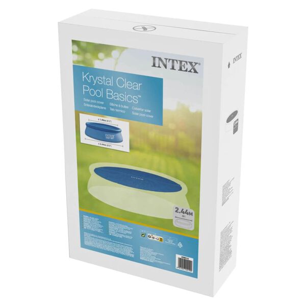 Intex Solární plachta na bazén modrá 206 cm polyethylen