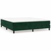 vidaXL R&aacute;m postele s boxspringem tmavě zelen&aacute; 160 x 200 cm samet