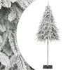vidaXL Uměl&yacute; v&aacute;nočn&iacute; stromek se sněhem 120 cm