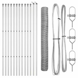 vidaXL Plotov&yacute; sloupek. Stř&iacute;brn&aacute;