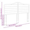 vidaXL Čelo postele B&iacute;l&aacute; 160 cm Kompozitn&iacute; dřevo