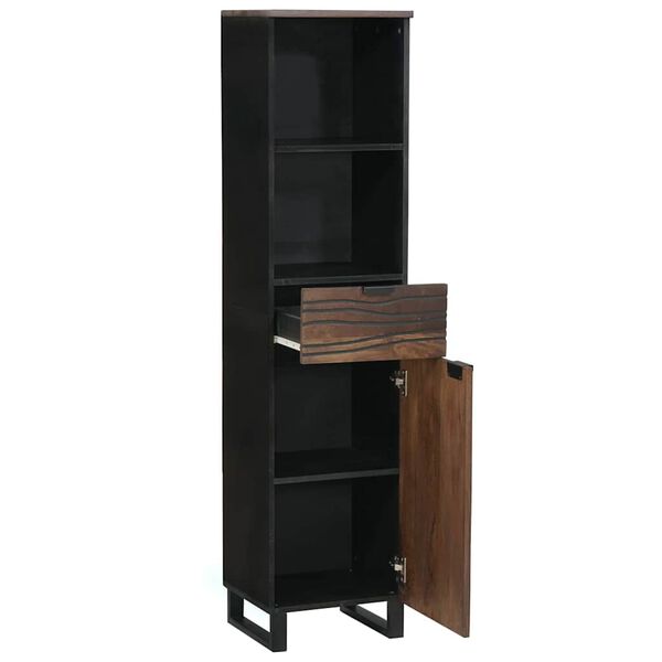 vidaXL Skř&iacute;ňka pod umyvadlo s polic&iacute; Vla&scaron;sk&yacute; ořech 38 x 33 x 160 cm