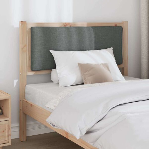 vidaXL Čelo postele Jin&yacute; Hněd&aacute; 90 cm Masivn&iacute; borovicov&eacute; dřevo