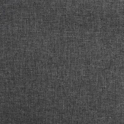vidaXL Barové stoličky 2 ks tmavě šedé textil
