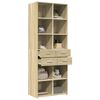 vidaXL Skř&iacute;ň highboard dub sonoma 70 x 42,5 x 185 cm kompozitn&iacute; dřevo