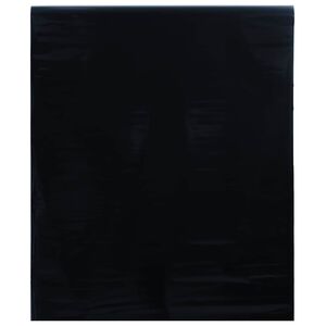 vidaXL Okenn&iacute; f&oacute;lie statick&aacute; matn&aacute; čern&aacute; 45 x 500 cm PVC