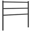 vidaXL Kovov&eacute; čelo postele čern&eacute; 100 cm