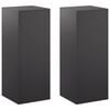 vidaXL Stojan na rostliny 2 pcs Čern&aacute; 40 x 40 x 100 cm Ocel