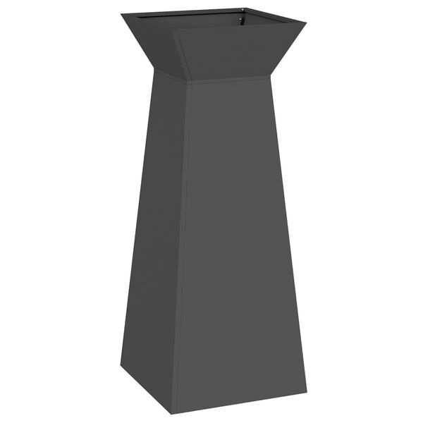 vidaXL Sloupov&yacute; květin&aacute;č Čern&aacute; 40 x 40 x 100 cm