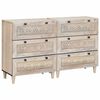 vidaXL Serv&iacute;rovac&iacute; skř&iacute;ň 2 pcs B&iacute;l&aacute; 120 x 33,5 x 75 cm