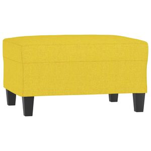 vidaXL Podnožka světle žlut&aacute; 70 x 55 x 41 cm textil