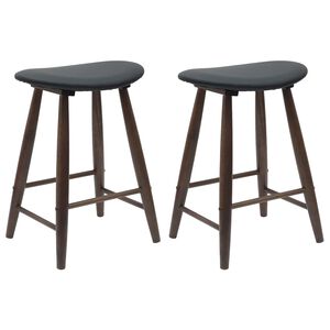 vidaXL J&iacute;deln&iacute; židle 2 pcs Světle hněd&aacute; 46 x 37 x 63 cm