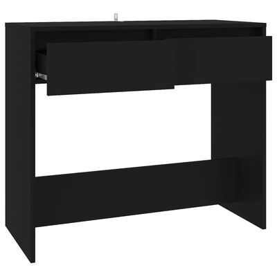 vidaXL Konzolový stolek černý 89 x 41 x 76,5 cm ocel