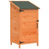 vidaXL Zahradn&iacute; shed Hněd&aacute; 59 x 56 x 113,5 cm Masivn&iacute; jedlov&eacute; dřevo