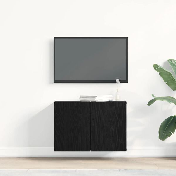 vidaXL TV stolek čern&yacute; dub 60 x 30 x 41 cm, dřevo