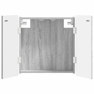vidaXL Skř&iacute;ň na terče ZWOLLE &Scaron;ed&yacute; Sonoma 52,5 x 10,5 x 57,5 cm