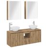 vidaXL Sada koupelnov&yacute;ch skř&iacute;něk 5 pcs Dub artisan 53 x 15,5 x 70 cm
