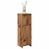 vidaXL Koupelnov&aacute; skř&iacute;ňka old wood 30 x 30 x 95 cm dřevotř&iacute;ska