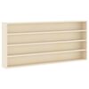 vidaXL N&aacute;stěnn&yacute; vitr&iacute;nov&yacute; box N&aacute;stěnn&aacute; mont&aacute;ž B&eacute;žov&aacute; 80 x 8,5 x 36 cm