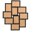 vidaXL Kolážový fotorámeček na 10 obrázků (13 x 18 cm) černý MDF