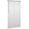 vidaXL Venet &scaron;koln&iacute; žaluzie Tmavě hněd&aacute; s vzorem 213 x 120 cm PVC