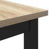 vidaXL stůl Sonoma dub 100 x 50 x 76,5 cm Inžen&yacute;rsk&eacute; dřevo a ocel