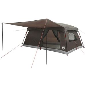 vidaXL Rodinn&yacute; stan Hnědo&scaron;ed&yacute; 500 x 400 x 230 cm Polyester a ocel
