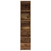 vidaXL Vysok&aacute; deska Old Wood 37,5x35x180 cm Dřevěn&aacute; konstrukce