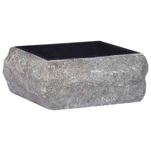 vidaXL Umyvadlo čern&eacute; 30 x 30 x 13 cm mramor