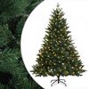vidaXL Uměl&yacute; Skl&aacute;dac&iacute; V&aacute;nočn&iacute; Strom 120 cm 150 LED Tepl&aacute; b&iacute;l&aacute; PE a PVC