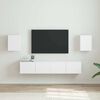 vidaXL TV wall cabinet 2 pcs B&iacute;l&aacute; 30 x 31 x 40 cm kompozitn&iacute; dřevo