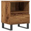 vidaXL Nočn&iacute; stolek old wood 40 x 35 x 50 cm kompozitn&iacute; dřevo