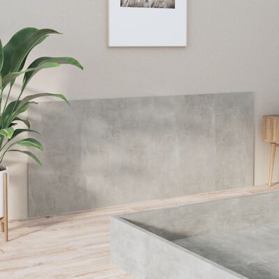 vidaXL Čelo postele betonově šedé 200 x 1,5 x 80 cm kompozitní dřevo