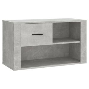 vidaXL Botn&iacute;k betonově &scaron;ed&yacute; 80 x 35 x 45 cm kompozitn&iacute; dřevo