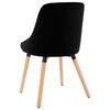 323058 vidaXL Dining Chairs 2 pcs Black Velvet