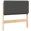 vidaXL Čalouněn&eacute; čelo postele s čelo Hněd&aacute; a tmavě &scaron;ed&aacute; 75 cm