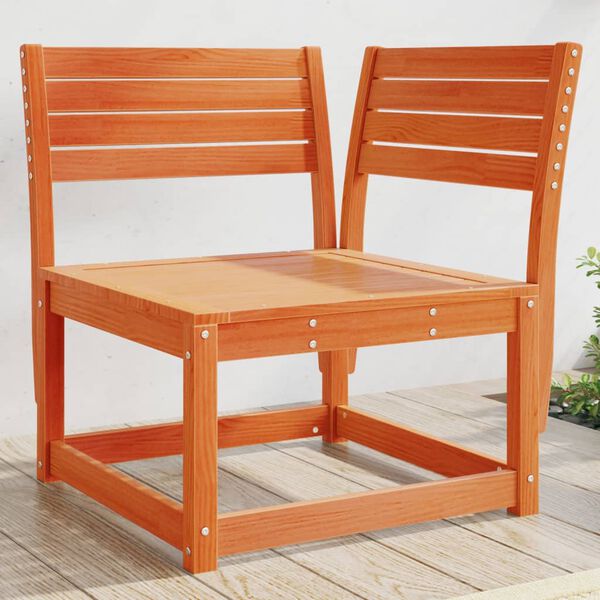 vidaXL Zahradn&iacute; pohovka rohov&aacute; voskově hněd&aacute; 73x73x78cm masiv borovice