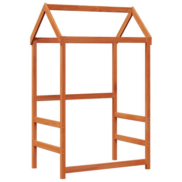 vidaXL Sada denn&iacute; postele 2 pcs Voskově hněd&aacute; Masivn&iacute; borov&eacute; dřevo