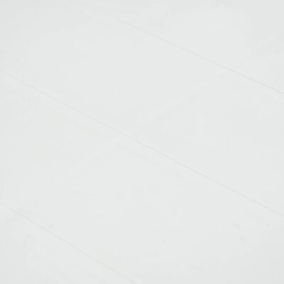 vidaXL 9dílný zahradní jídelní set bílý plastový ratanový vzhled