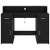 vidaXL Stůl se zásuvkou Černý dub 120 x 55 x 91 cm Kompozitní dřevo
