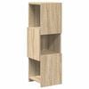 vidaXL Rohov&aacute; skř&iacute;ňka 25,5x25x80cm Kompozitn&iacute; dřevo Sonoma dub