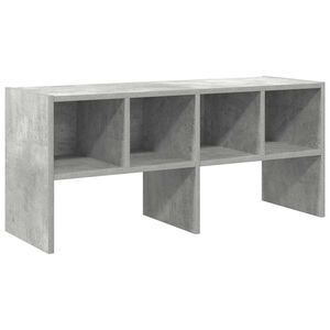 vidaXL Stohovateln&eacute; botn&iacute;k betonově &scaron;ed&aacute; 89,5x30x40 cm