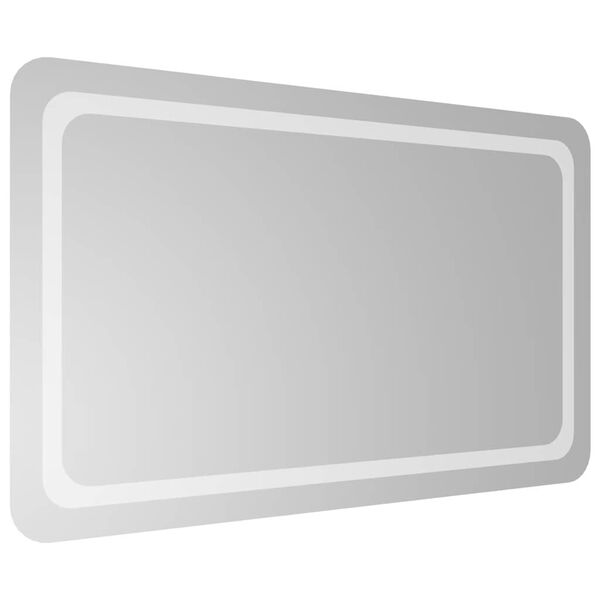 vidaXL Koupelnov&eacute; zrcadlo s LED osvětlen&iacute;m 100x60 cm